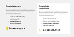 Contatos Da Nossa Agencia - Funcionalidade Do Tema WordPress