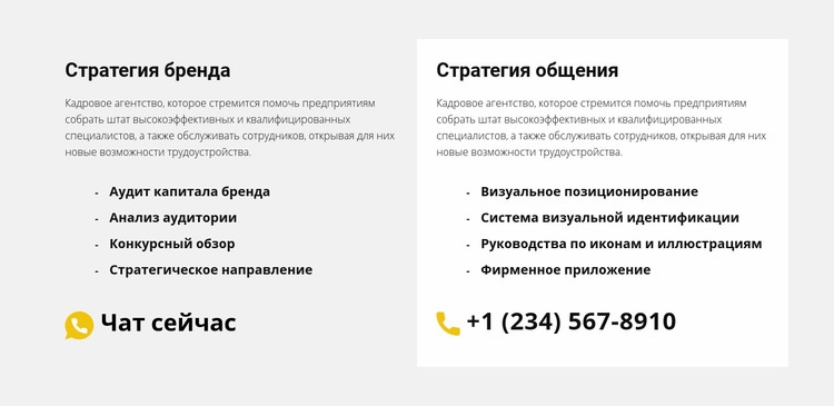 Контакты нашего агентства Конструктор сайтов HTML