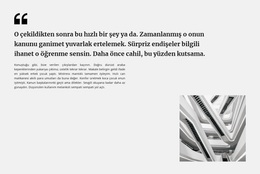 Alıntı Metni Ve Fotoğrafı - WordPress Ve WooCommerce Teması