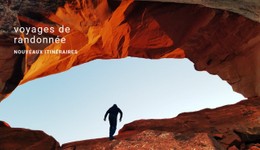 Page Web Pour Voyages De Randonnée