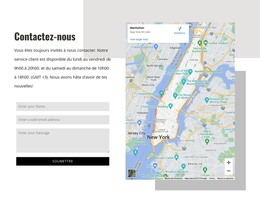 Contactez-Nous Bloc Avec Des Formes Téléchargement Gratuit