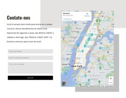 Contate-Nos Bloco Com Formas Modelos De Formulário