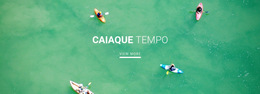 Clube De Esportes Caiaque - Modelo De Site Simples