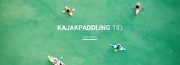 Sportkajakpaddlingsklubb - Responsiv HTML5-Mall