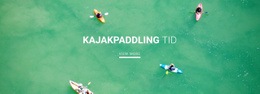 Sportkajakpaddlingsklubb - Enkel Webbplatsmall