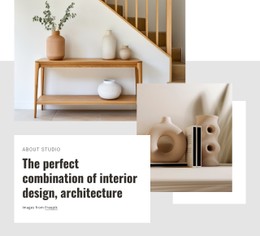 Hotel Interior Design Single Page Website