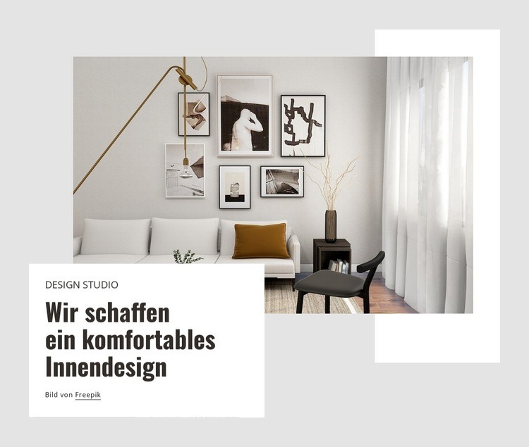 Wir entwerfen Wohn- und Gewerbeprojekte Website-Modell