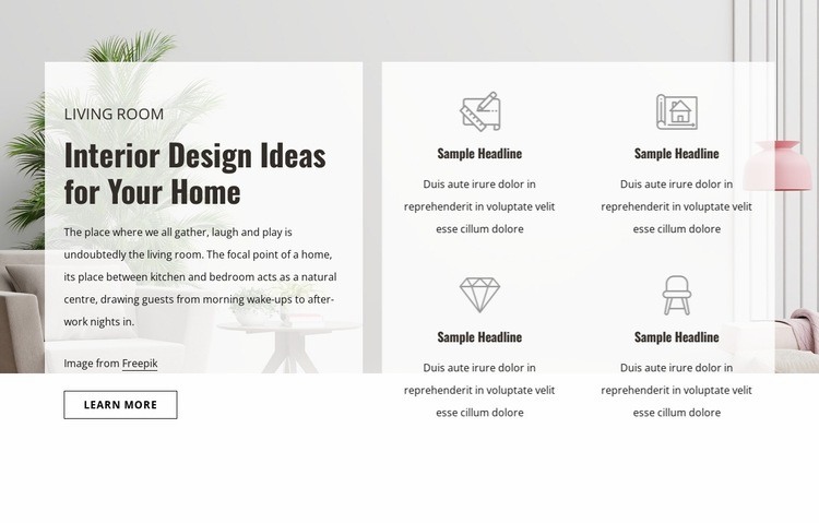 Designing quality spaces Elementor Template Alternative
