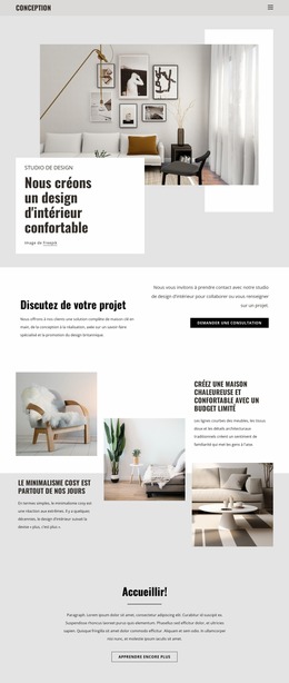 Concevoir Des Espaces Et Construire Des Rêves - Modèle De Site Web Joomla