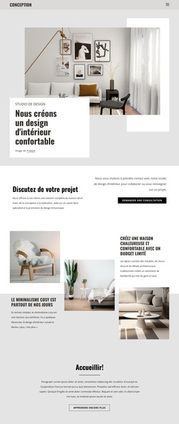 Concevoir Des Espaces Et Construire Des Rêves - Fonctionnalité Thème WordPress