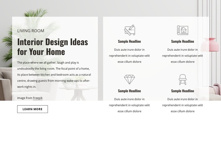 Designing quality spaces HTML Template