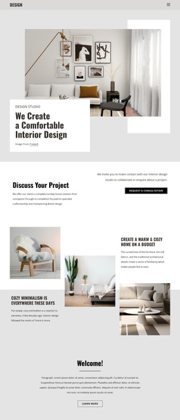 Designing Spaces And Building Dreams - Functionality Joomla Template
