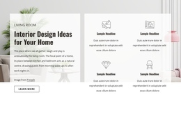 Designing Quality Spaces - Customizable Professional One Page Template