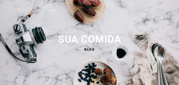 Sua Comida Saborosa Favorita – Modelo Totalmente Responsivo