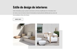Oferecemos Serviço Completo De Design De Interiores - Download De Modelo HTML
