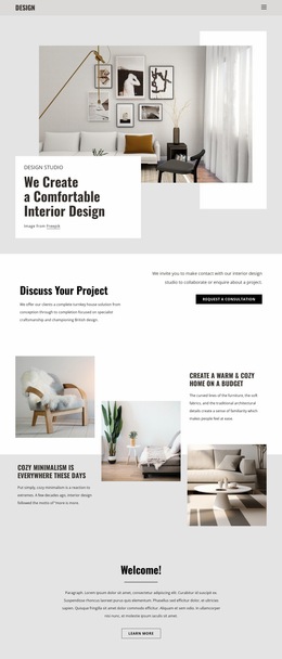 Exclusive Website Builder For Designing Spaces And Building Dreams