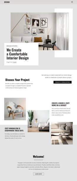 Designing Spaces And Building Dreams Website Creator