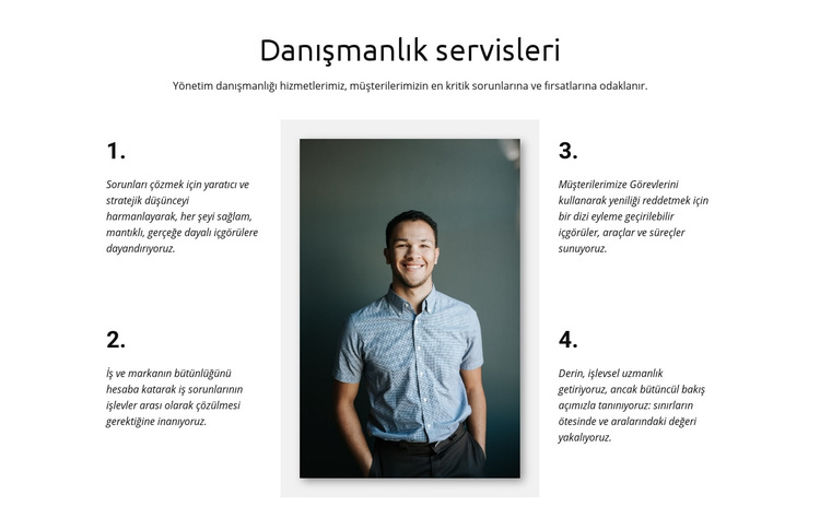 Tam potansiyel dönüşüm Web Sitesi Şablonu