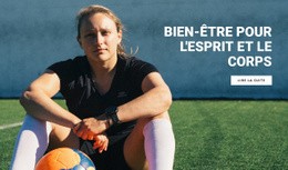 Santé Pour L'Esprit Et Le Corps Modèle De Club