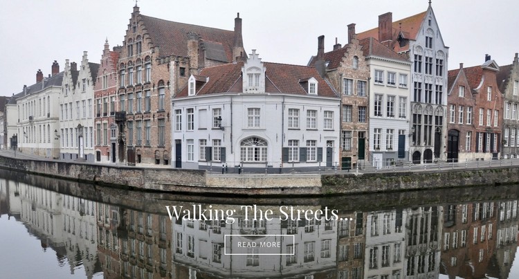  European walking tours CSS Template