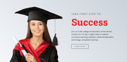 Learning For Success - Simple Website Template
