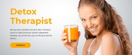Detox Diet Therapist Simple HTML CSS Template