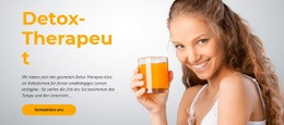 Mehrzweck-HTML5-Vorlage Für Detox Diät-Therapeut