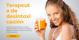 Terapeuta Dietético Detox - Plantilla Gratuita