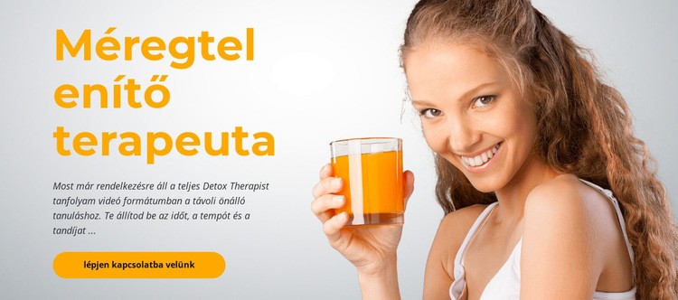 Detox diéta terapeuta WordPress Téma