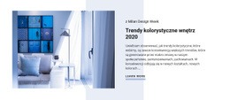 Trendy Kolorystyczne Wnętrz - Responsywny Projekt