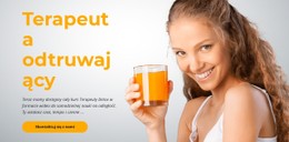 Terapeuta Diety Detoksykacyjnej Prosty Szablon HTML CSS