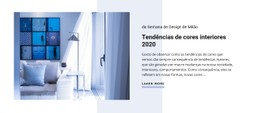 Demonstração De Modelo Para Tendências De Cores De Interiores