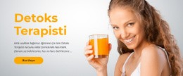 Detoks Diyet Terapisti - Web Sitesi Tasarımı Ilhamı