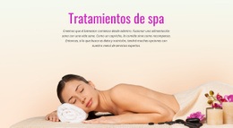 Tratamiento Spa Relax: Plantilla HTML5 Multipropósito