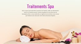 Traitement Relaxant Au Spa - Builder HTML