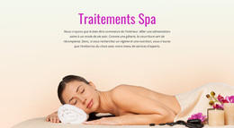 Superbe Thème WordPress Pour Traitement Relaxant Au Spa