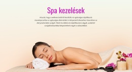 Lenyűgöző WordPress Téma Spa Relax Kezelés Számára