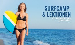 Surfcamp Und Unterricht Vorlage