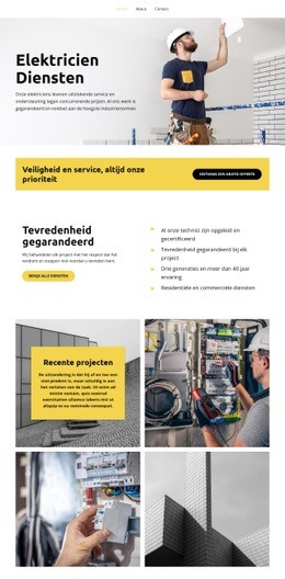 Elektricien Diensten Moeiteloos Ontwerp