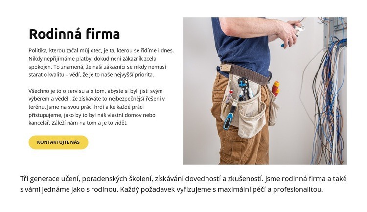 Rezidenční a obchodní služby Šablona HTML