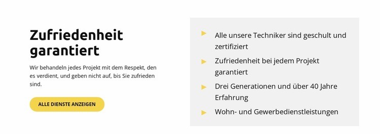 Es ist unsere oberste Priorität HTML Website Builder