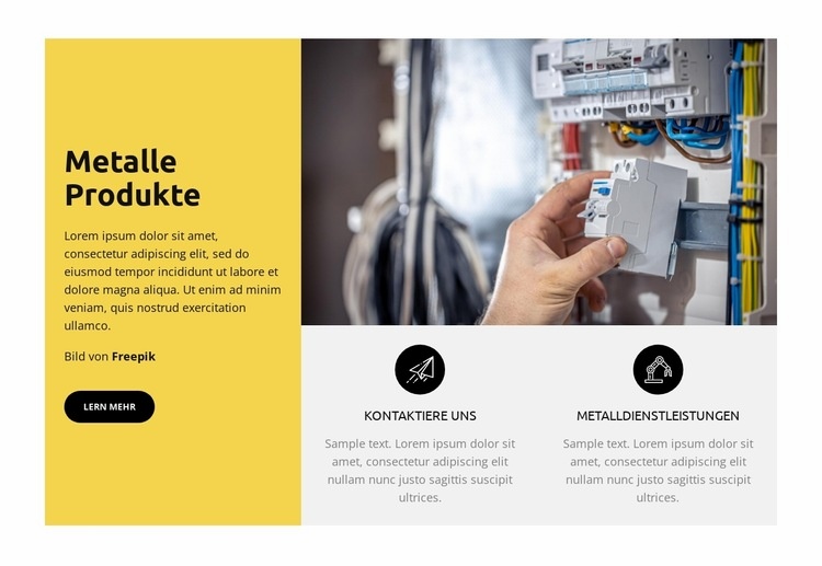 Alles andere ist einfach nicht sicher Website Builder-Vorlagen