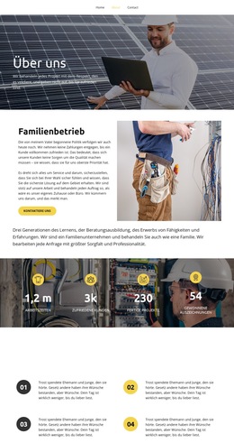 Hervorragenden Service - Kostenloses CSS-Theme