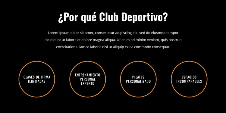 Gimnasio premium a un costo económico Plantillas de creación de sitios web