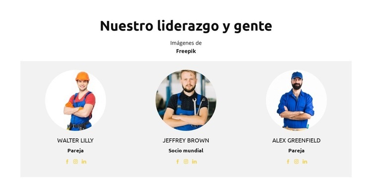 Todos nuestros técnicos Página de destino