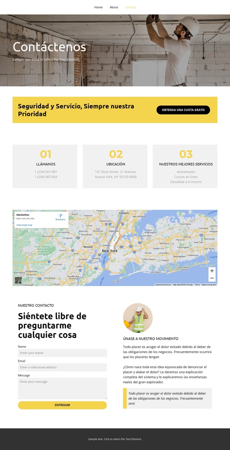 Nuestros electricistas entregan Tema de WordPress