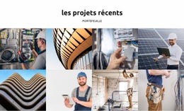Maquette De Site Web Pour Normes De L'Industrie