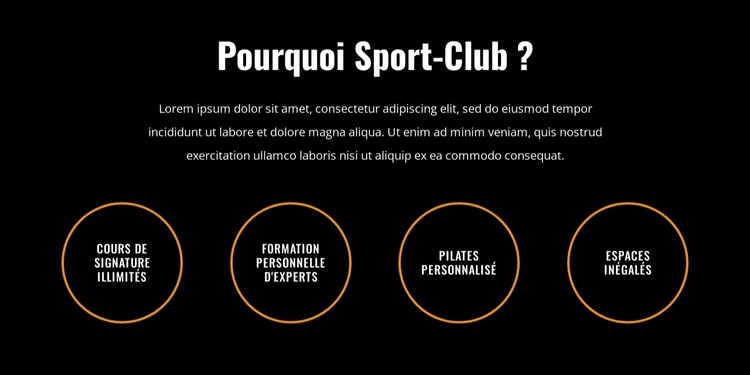 Salle de sport haut de gamme à un prix abordable Modèle Joomla