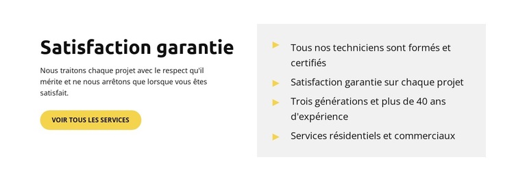 C'est notre priorité absolue Thème WordPress