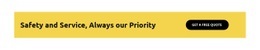 Always Our Priority Homepage Design
